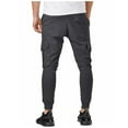 thumbnail image 6 of Vividxx Pants For Men Fall Winter Overalls Male Pocket Pants Sports Casual Pants Cargo Pants Solid Color Fashion, 6 of 6