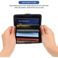 thumbnail image 4 of 2-pack Slim Mini RFID blocking credit card holder in aluminum M, 4 of 5