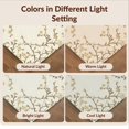 thumbnail image 7 of Design&I 9'x12' Washable Area Rug Snag-Free Neutral Botanical Vine Scattered Delicate Sprigs Beige Cream for Dining Room, Basement, Large Office, 7 of 7