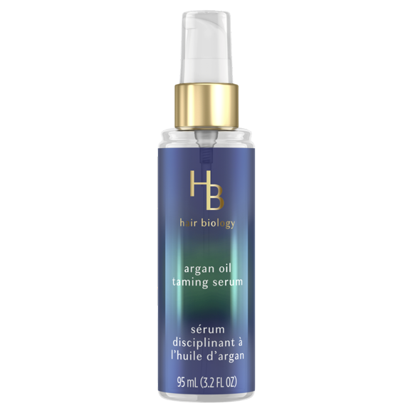 Hair Biology Argan Oil Taming Serum with Biotin for Dull Frizzy or Dry Hair 95 mL