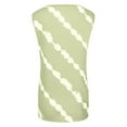 thumbnail image 7 of Jacenvly Striped Tank Tops for Women Fashion Casual Printing Pullover Sleeveless T-Shirt Buttton Blouse, 7 of 7