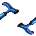thumbnail image 4 of Baston Ultra Ligero De Aluminio Con Sistema Goma Rotatoria Azul, 4 of 10