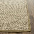 thumbnail image 4 of SAFAVIEH Natural Fiber Arbor Bordered Runner Rug, Natural/Olive, 2'6" x 12', 4 of 11