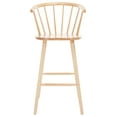 thumbnail image 5 of SAFAVIEH Blanchard Contemporary Bar Stool, Natural, Set of 2 (21.7 in. W x 20.5 in. D x 41.5 in. H), 5 of 13