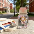 thumbnail image 3 of Yunuuuoa Bear Water Bottle with Straw Leakproof Portable Tumbler Cup for Adults Travel Office Use Insulated Drinkware with Handle 600ml, 3 of 5