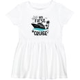 thumbnail image 3 of Inktastic My First Cruise Girls Baby Dress, 3 of 5