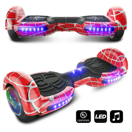 CHO Spider Wheels Series Hoverboard UL2272 Certified Hover Board Electric Scooter with Built in Speaker Smart Self Balancing
