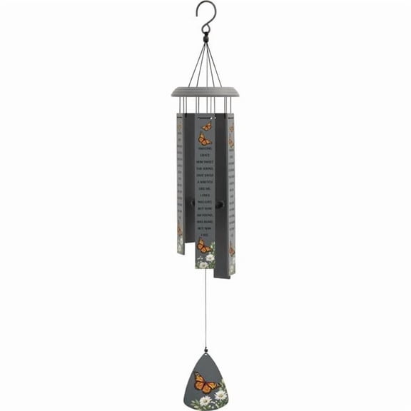 Carson Home Accents 471070 Harmony Bar How Sweet The Sound Wind Chime - 32 x 1.5 x 5.375 in.