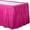 Hot Pink, variant on ELEGANI 21' X 29" Plastic Table Skirt | Durable, Reusable, and Easy to Care For | for Indoors and Outdoors- Silver