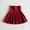 Wine, variant on fnnxnal Toddler Girls' School Uniform Pleated Skirt - Black Cotton, 4-5T - Breathable, Durable for Back to School