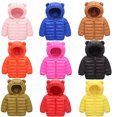 thumbnail image 2 of TQWQT Winter Coats for Kids 3D Down Alternative Hoods Baby Boys Girls Jacket for 6M-4T Hot Pink 6-12 Months, 2 of 4