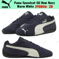 thumbnail image 1 of PU & MA Speedcat OG New Navy Warm White 398846-38 Men's Size, 1 of 6