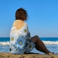 thumbnail image 3 of Sunflower Beach Towel Microfiber Beach Towels Sand Free Quick Dry Lightweight Travel Towels, 3 of 7