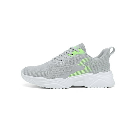 

Woobling Womens Mens Sneakers Fitness Workout Athletic Shoes Sports Running Breathable Trainers Jogging Outdoor Gray 9