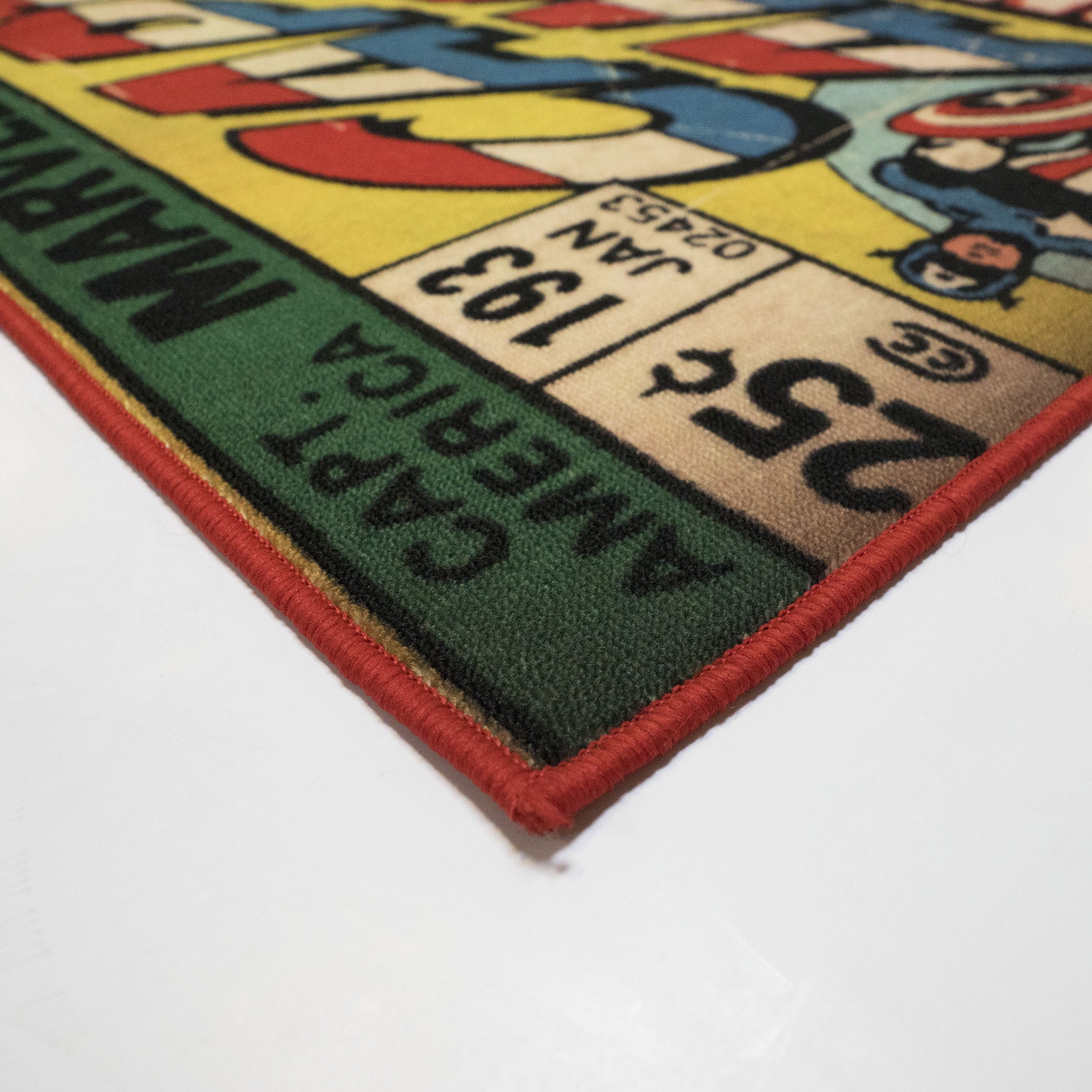 Marvel Captain America HD Comic Cover Rug, 4'6"x6'6"
