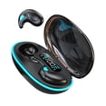 thumbnail image 4 of Auriculares Inalámbricos Perfke Intrauditivos Control por Botón Portátil con Estuche de Carga Negro, 4 of 9