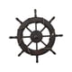 thumbnail image 3 of Volante de barco de madera decoración pirata colgante playa tema 62cm Zulema Timón de barco colgante, 3 of 8