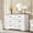 White+Brown, variant on TROPOW Modern 5 Drawers Dresser, Chest of Drawers Closet Organizers and Storage Clothes, Modern Dressers for Closet Living Room, Kids Bedroom