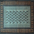 thumbnail image 1 of Ahgly Company Indoor Square Persian Light Blue Traditional Area Rugs, 8' Square, 1 of 4