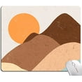 thumbnail image 1 of Mouse Pad, Mountain Sunrise Mouse Pad, Square Boho Mouse Mat Waterproof Mousepad Non-Slip Rubber Base Mouse Pads for Office Laptop, Modern Abstract Art, 1 of 5