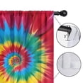 thumbnail image 4 of Blackout Kids Curtains,Colorful Tie Dye Mandala Pattern Childrens Insulated Curtains Set Of 2,Bedroom Essentials,Toddler Room Decor 42"x54", 4 of 5