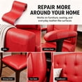 thumbnail image 7 of Self Adhesive Leather Repair Tape, Peel And Stick Leather Patch, Vinyl Repair Roll, Faux Leather Upholstery Sticker, Cuttable Furniture Refurbishment Material for Couch Furniture Sofas Car Seats, 7 of 7