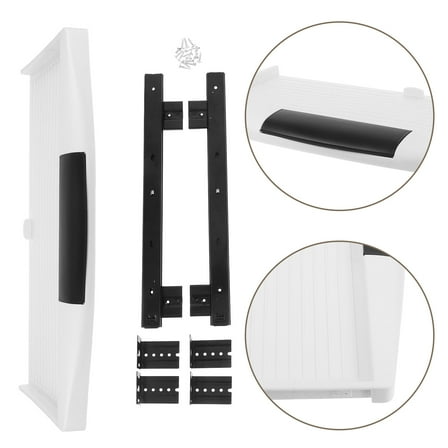 GOOHOCHY Under Desk Keyboard Tray Keyboard Shelf for Office Desk Computer Desk Accessories Ergonomic Keyboard Holder Plastic Sliding Keyboard Tray