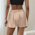 thumbnail image 4 of Women Satin Silk Lace Trim Shorts Silky Low Rise Boxer Shorts Y2k Teen Girls Cute Coquette Lounge Slip Bottoms, 4 of 5