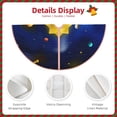 thumbnail image 3 of Balery Solar System Printed Christmas Tree Skirt , Merry Christmas Party Christmas Tree Decoration,Adjustable Tree Skirt-30", 3 of 6