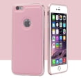 thumbnail image 2 of Iphone 6s Case,Mignova Ultra Slim Leather Back Case with Metal Bumber Cover for Apple Iphone 6/6s (Pink), 2 of 6