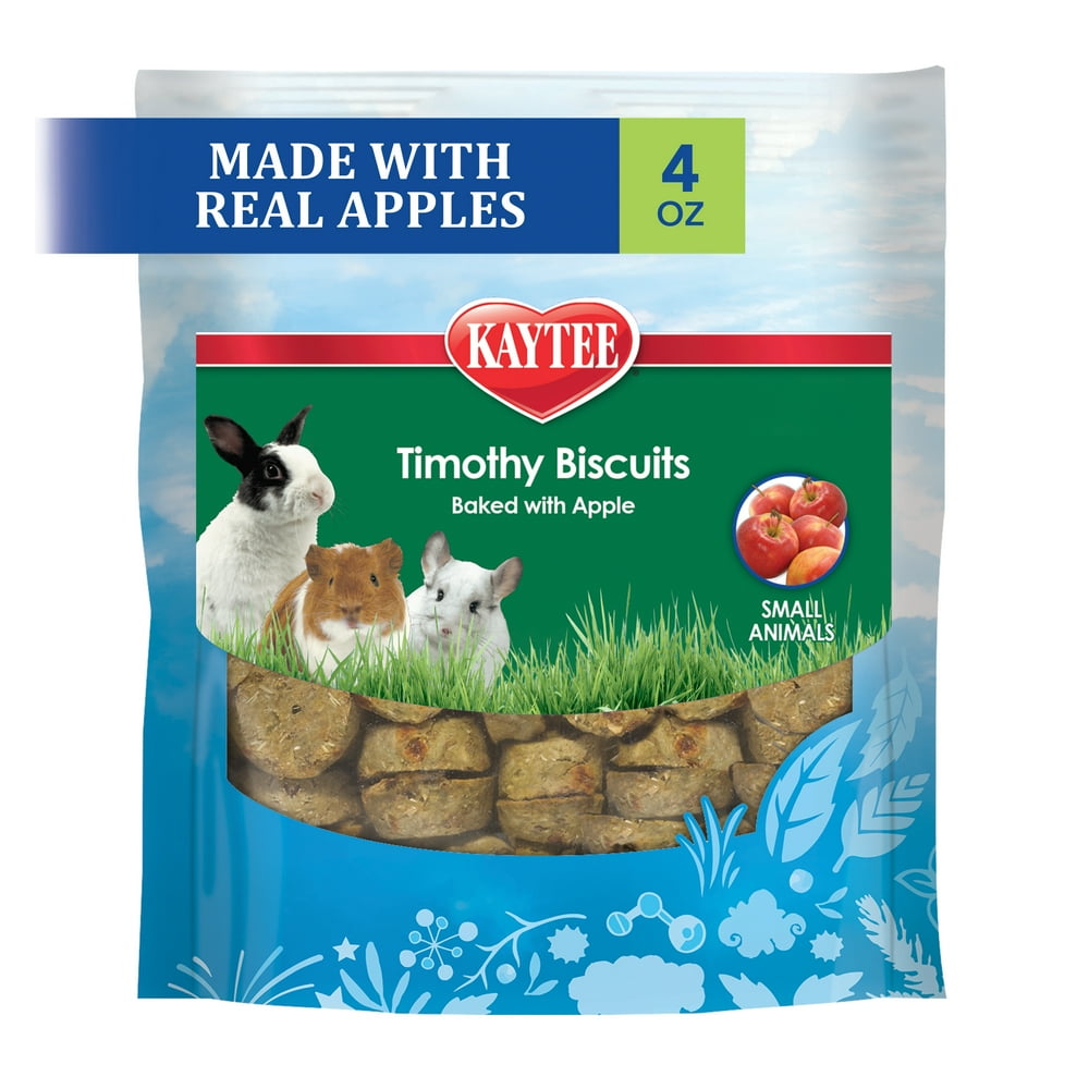 Kaytee Timothy Biscuits Baked Treat Apple 4 oz