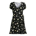 thumbnail image 5 of No Boundaries Juniors' Wrap Dress, 5 of 5