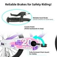 thumbnail image 3 of JOYSTAR Pluto Kids Bike with Training Wheels for 20 inch Bike, Purple, 3 of 8