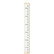 Uonlytech Growth Height Chart White Wall Hanging Height Measuring Ruler for Room