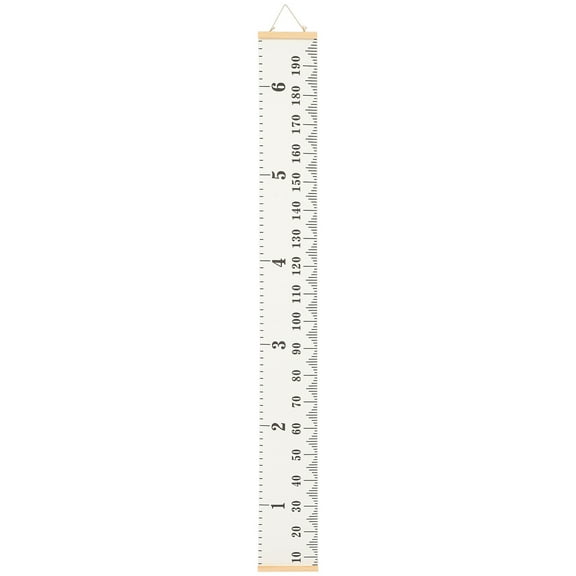 Uonlytech Growth Height Chart White Wall Hanging Height Measuring Ruler for Room