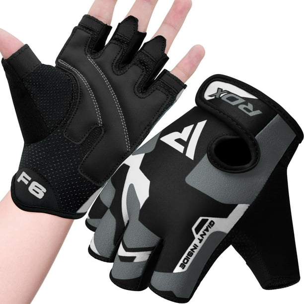Guantes para Levantamiento de Pesas RDX para Gimnasio y Fitness para Hombres y Mujeres
