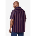 thumbnail image 3 of KingSize Men's Big & Tall Wrinkle-Resistant Short Sleeve Button Down, 3 of 6