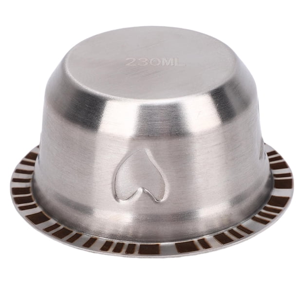 Cápsula De Café Reutilizable, Cápsulas De Café Recargables De Acero Inoxidable Para For , Cápsulas De Café Espresso Utilizables Con Cepillo Y Cuchara, Cápsula De