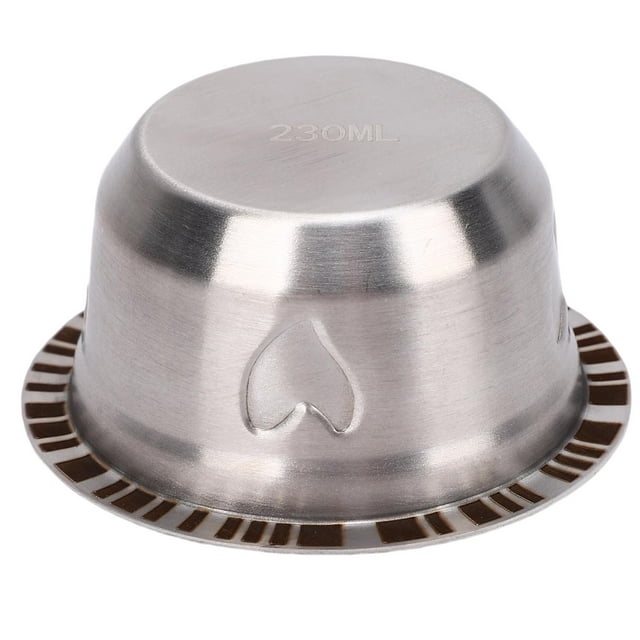 Cápsula De Café Reutilizable, Cápsulas De Café Recargables De Acero Inoxidable Para For , Cápsulas De Café Espresso Utilizables Con Cepillo Y Cuchara, Cápsula De