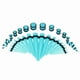 thumbnail image 2 of Kit De Estiramiento De Orejas, Expansor Cónico De Tapón De Oído Acrílico De 36 Piezas, Kit De Estiramiento De Junta Tórica, Azul Transparente, 2 of 7