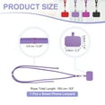 thumbnail image 2 of Lanyard para teléfono inteligente Uxcell, lanyard universal para celular, correa ajustable para teléfono, lanyard cruzado, parche púrpura, 2 of 7