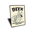 thumbnail image 3 of Beer, Helping Guys Dance Novelty Sign, Metal Wall Decor - 10x14 inches, 3 of 4