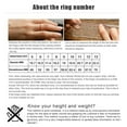 thumbnail image 3 of 6 Pieces Anxiety Rings Corruption Men Women Resistant Round Moon Phase Shape Anti-Pressure Small Wide Rings Jewelry with Chain Women Type 6, 3 of 8