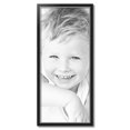thumbnail image 2 of ArtToFrames 16" x 37" Black Velvet with Silver - 1.25 Picture Frame, 16x37 inch Black MDF Poster Frame (WOM-4691),  Pack, 2 of 8