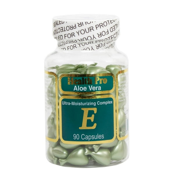 Aloe Vera & Vitamin E Skin Oil, 90 Capsules