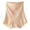 Beige, variant on Women's High Waist Embroidery Shapewear Shorts Tummy Control Scalloped Hem Breathable Shaper Underwear for Daily Wear,Beige,M