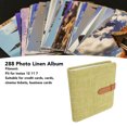 thumbnail image 3 of Large Capacity Photo Album, 288 Photos, PU Leather Cover and Snap Head, Saving and Displaying Photos for 3 Inch, Linen Cover Photo Book for Family Wedding Graduations Travel, 3 of 8