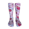 thumbnail image 5 of Rocae Dragon Fruit Novelty Casual compression Socks For Women Men Contrast Color Stockings, 5 of 8