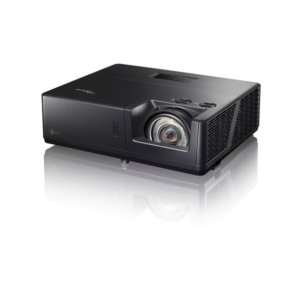 Optoma ZK608TST - DLP projector - laser - 3D - 6000 lumens - 3840 x 2160 - 16:9 - 4K - short-throw fixed lens - black