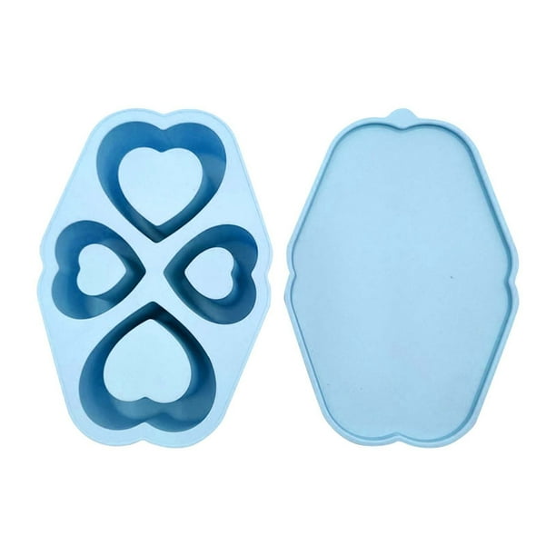Bandeja de Hielo de Silicona de 3 Cavidades con Tapa - A Prueba de Fugas, Congelación Rápida - Moldes Cilíndricos Huecos, Aptos para Lavavajillas - Para Vasos Aislados y Enfriar Bebidas